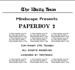 Paperboy 2